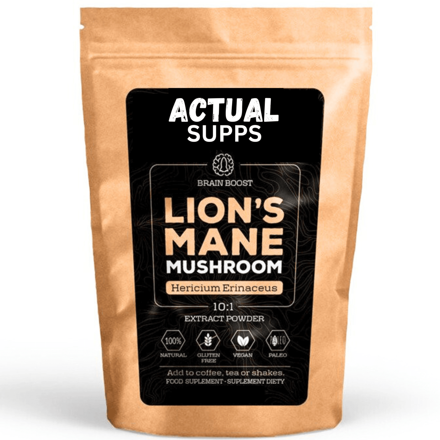 Organic Lions Mane Mushroom Powder